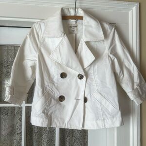 Old Navy white chino blazer.  Size small